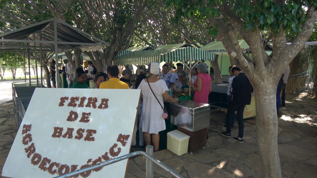 Feira agroecológica no III SEAPO